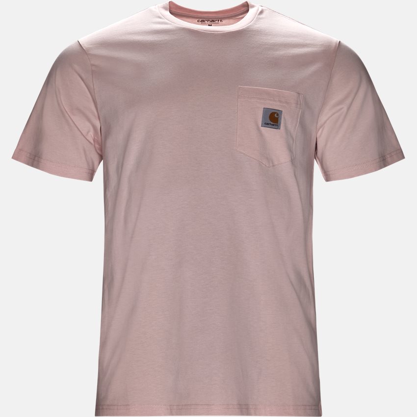 Carhartt WIP T-shirts S/S POCKET I022091.. SANDY ROSE